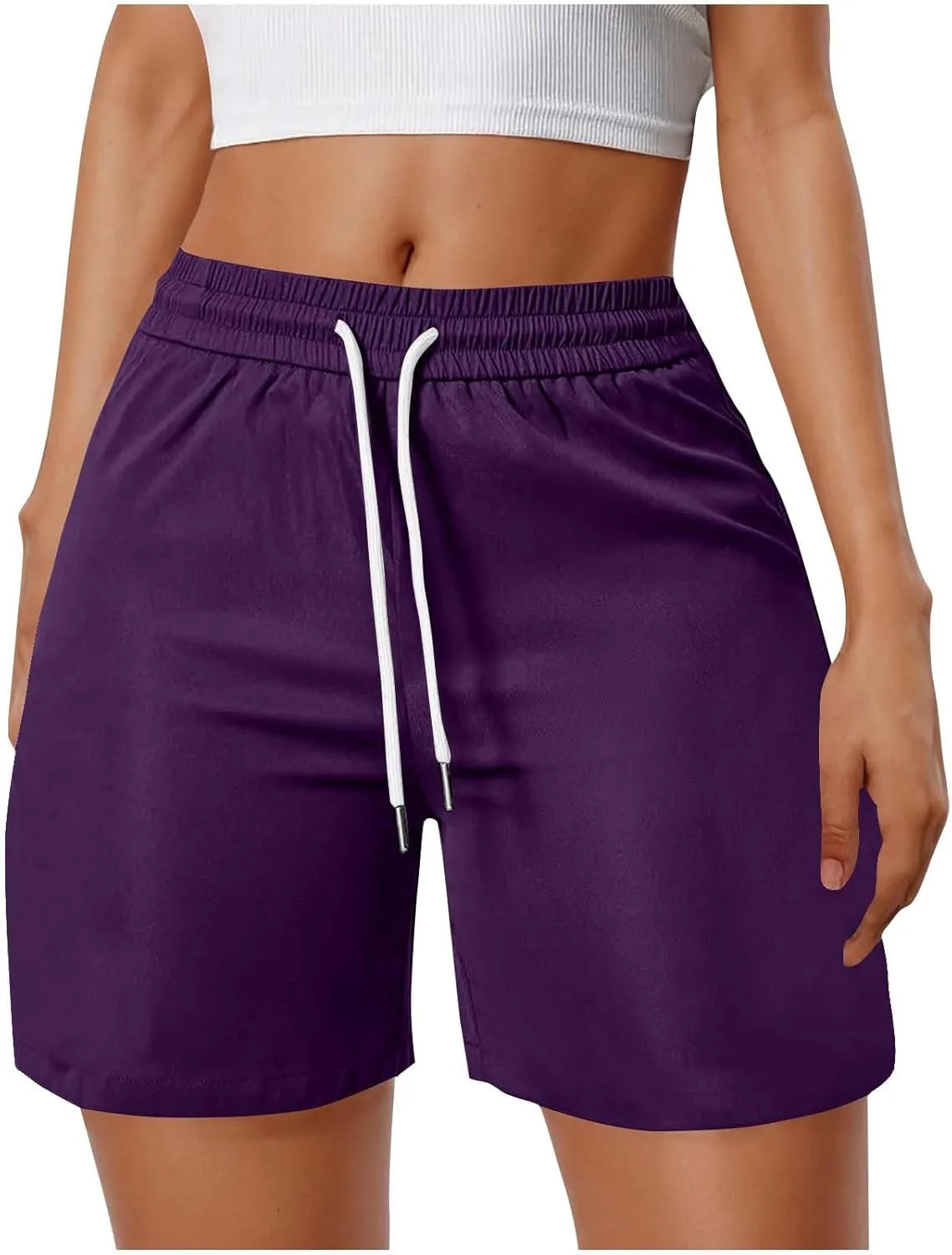 Женские шорты Casual с эластичным поясом и шнурком NATHGAM
Женские шорты Casual с эластичным поясом и шнурком NATHGAM