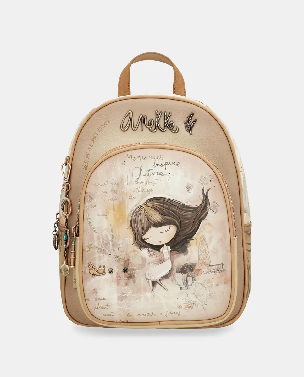 Рюкзак Anekke Memories с передним карманом, мультиколор 
Рюкзак Anekke Memories с передним карманом, мультиколор