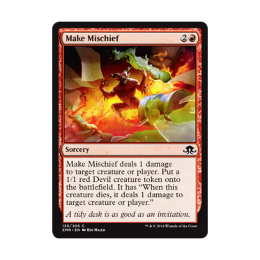 CCG Сотворить зло (С), MTG - Eldritch Moon
CCG Сотворить зло (С), MTG - Eldritch Moon