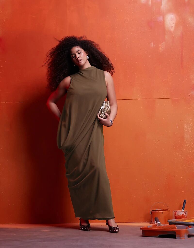 Асимметричное полупрозрачное платье без рукавов светло-коричневого цвета ASOS
Асимметричное полупрозрачное платье без рукавов светло-коричневого цвета ASOS