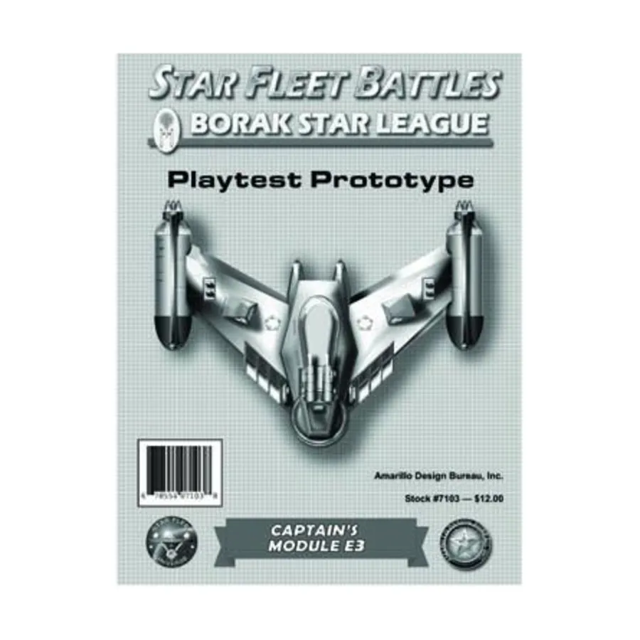 Звездная лига Борака — тестовый прототип, Star Fleet Battles (ADB)
Звездная лига Борака — тестовый прототип, Star Fleet Battles (ADB)