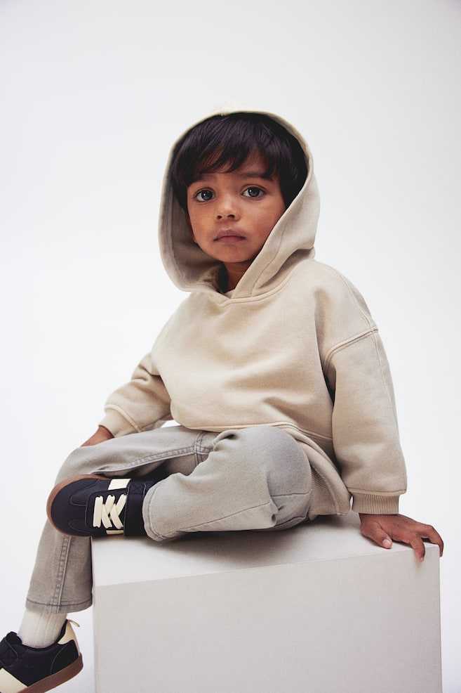 Толстовка с капюшоном с эффектом потертости H&M, бежевый
Толстовка с капюшоном с эффектом потертости H&M, бежевый