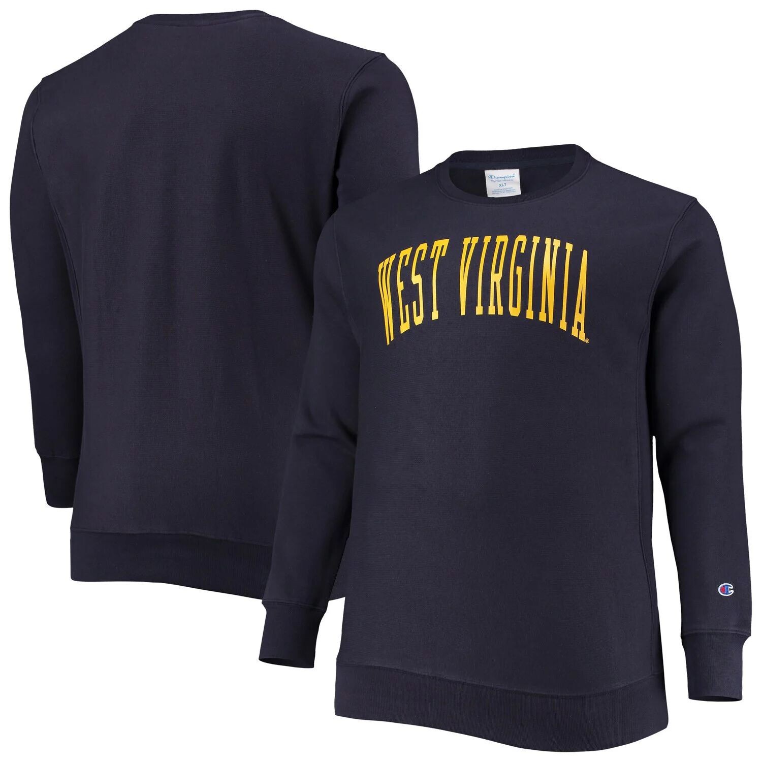 Мужской темно-синий флисовый пуловер с круглым вырезом West Virginia Mountaineers Big & Tall с принтом обратной переплетения, толстовка Champion
Мужской темно-синий флисовый пуловер с круглым вырезом West Virginia Mountaineers Big & Tall с принтом обратной переплетения, толстовка Champion