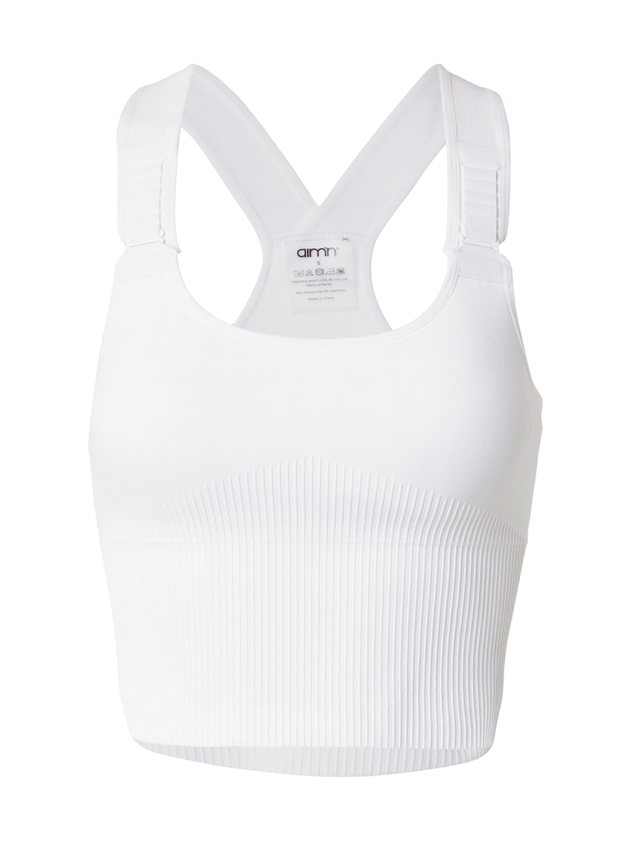 Спортивный бюстгальтер-бралетт Aim'n, белый
Спортивный бюстгальтер-бралетт Aim'n, белый