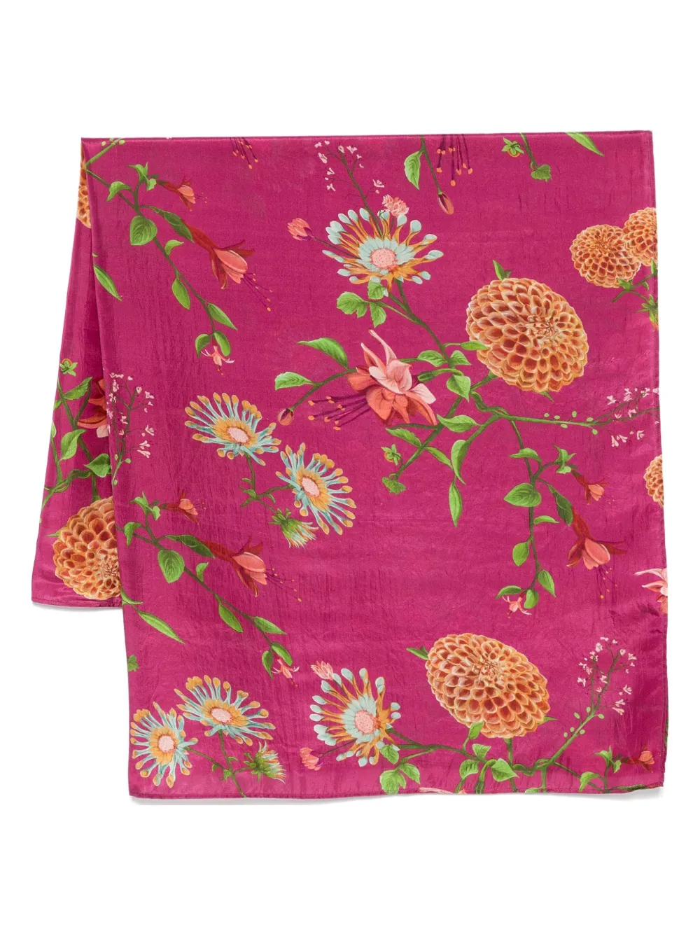 Шелковый шарф с цветочным принтом YAVI, розовый
Шелковый шарф с цветочным принтом YAVI, розовый