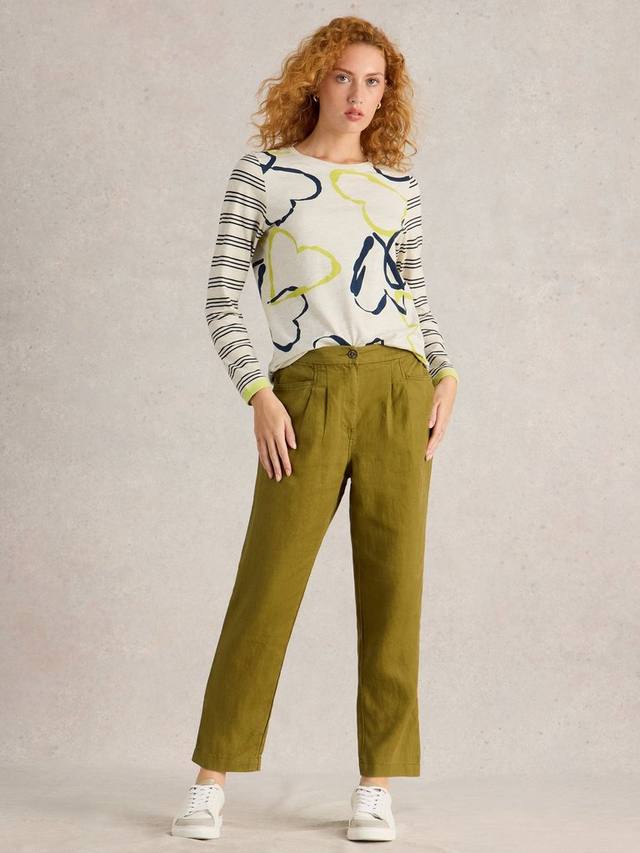 Брюки из чистого льна rowena White Stuff, хаки
Брюки из чистого льна rowena White Stuff, хаки