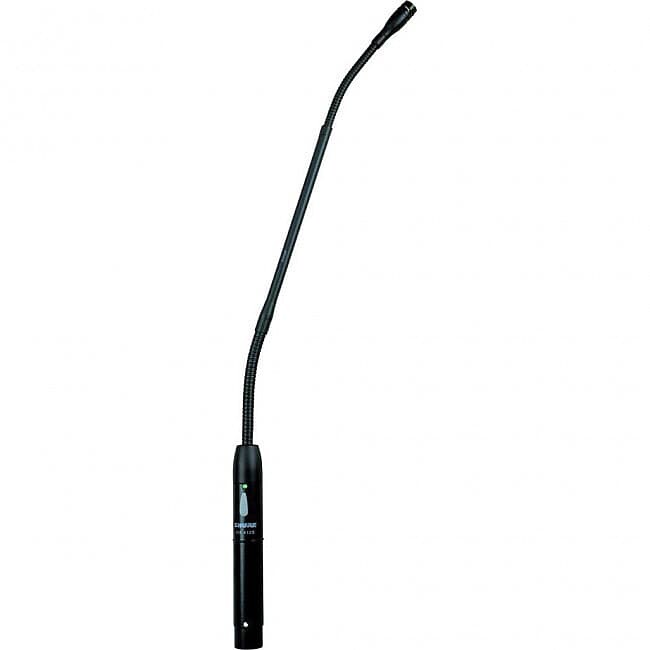 Микрофон Shure MX418S/S 18" Microflex Supercardioid Gooseneck Condenser Mic with Attached XLR Preamp, Mute Switch
Микрофон Shure MX418S/S 18" Microflex Supercardioid Gooseneck Condenser Mic with Attached XLR Preamp, Mute Switch