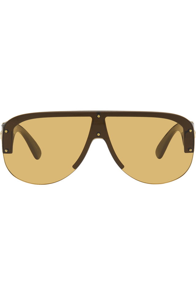 Солнцезащитные очки-авиаторы Shield Versace, черный
Солнцезащитные очки-авиаторы Shield Versace, черный