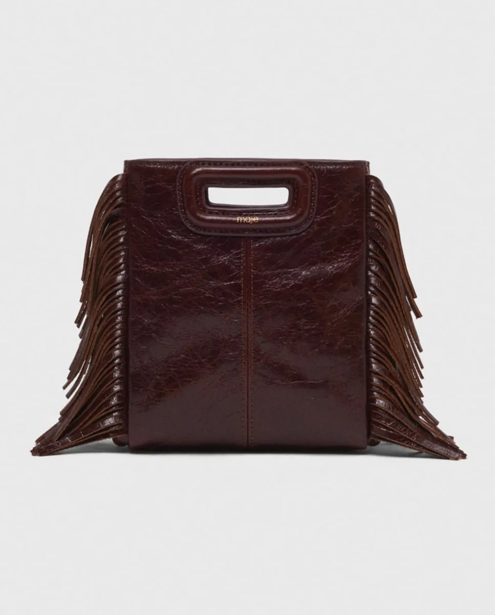 Мини-сумка Miss M из потрескавшейся кожи Maje, темно-коричневый
Мини-сумка Miss M из потрескавшейся кожи Maje, темно-коричневый