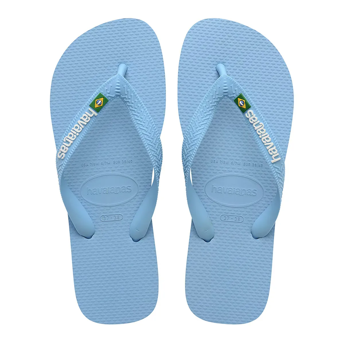 Шлепанцы Hav унисекс. Логотип Бразилии, лавандово-голубой/белый 456 Havaianas, цвет Azul Cielo
Шлепанцы Hav унисекс. Логотип Бразилии, лавандово-голубой/белый 456 Havaianas, цвет Azul Cielo