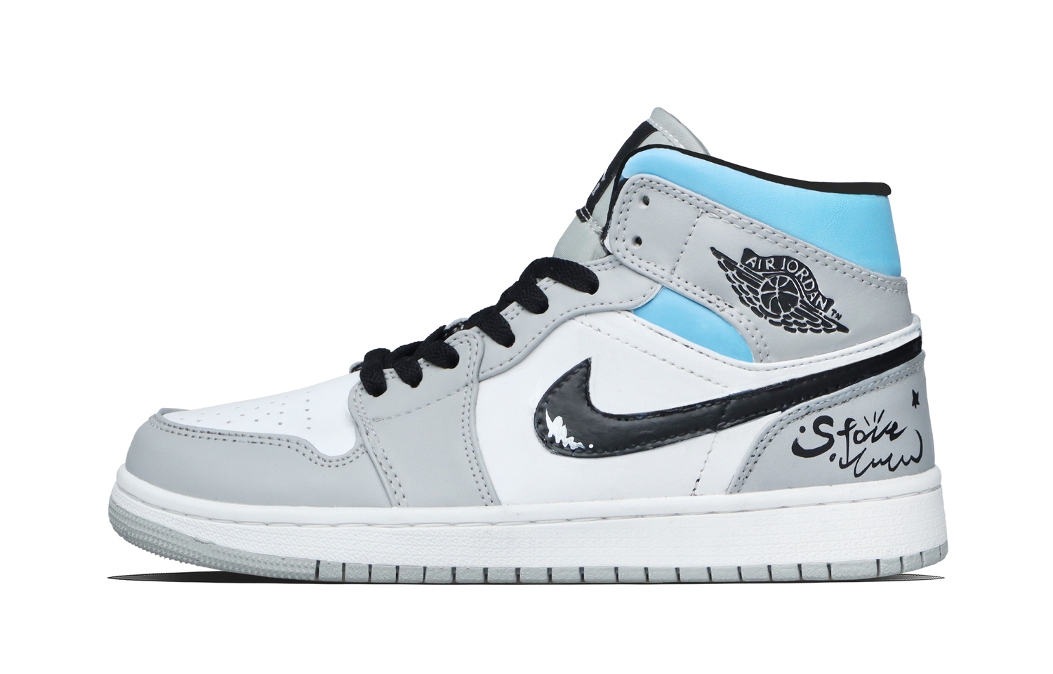 Jordan Air 1 Star Arrow устойчивые к истиранию кроссовки Mid top в винтажном стиле Unisex Blue
Jordan Air 1 Star Arrow устойчивые к истиранию кроссовки Mid top в винтажном стиле Unisex Blue