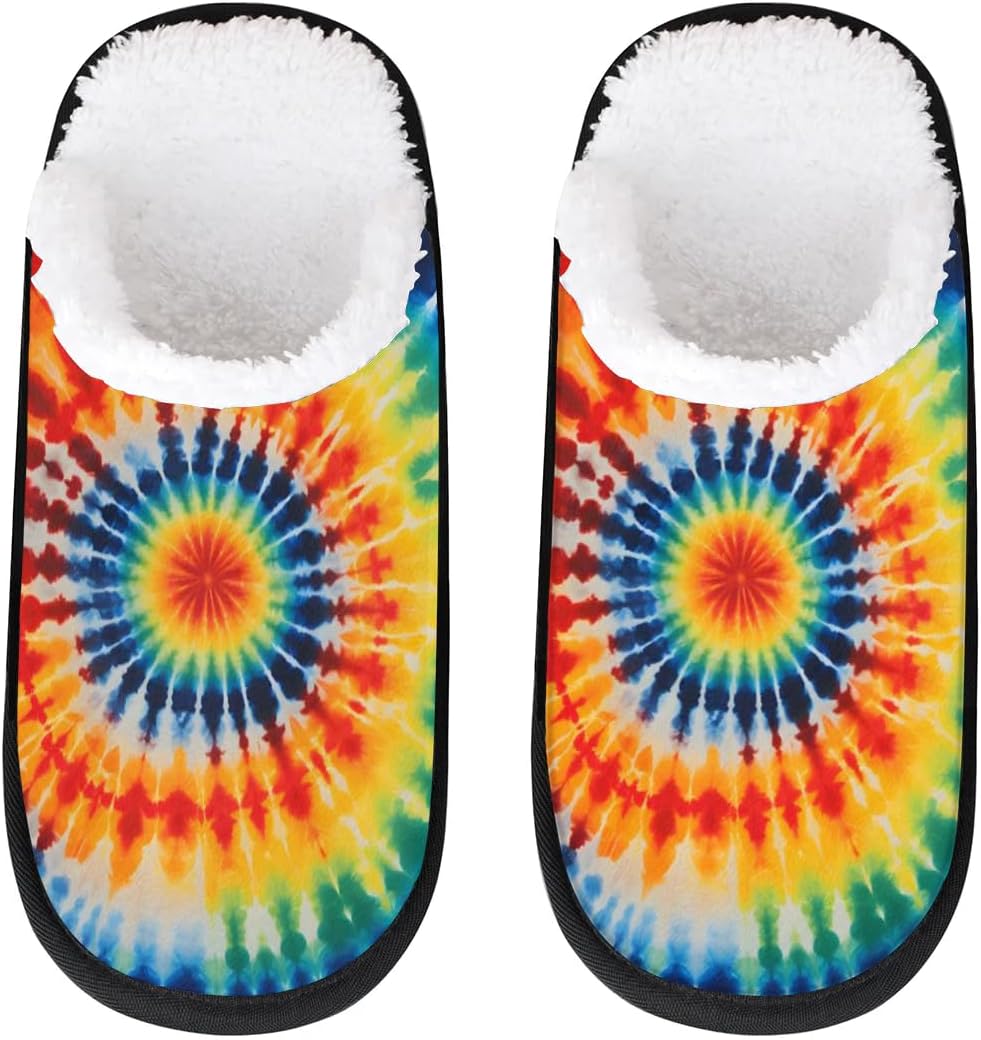 Тапочки Gublec для женщин и мужчин, уютные с нескользящей подошвой, для дома, теплые плюшевые тапочки для дома, спальни и путешествий, Tie Dye Rainbow
Тапочки Gublec для женщин и мужчин, уютные с нескользящей подошвой, для дома, теплые плюшевые тапочки для дома, спальни и путешествий, Tie Dye Rainbow