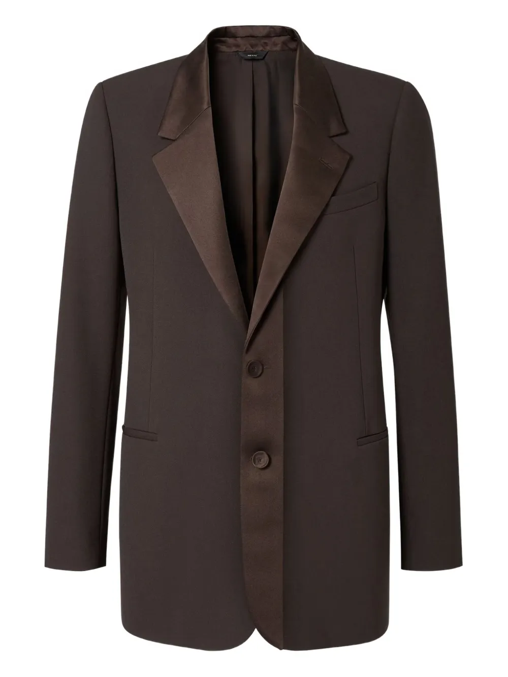 Приталенный однобортный пиджак Fendi, коричневый
Приталенный однобортный пиджак Fendi, коричневый