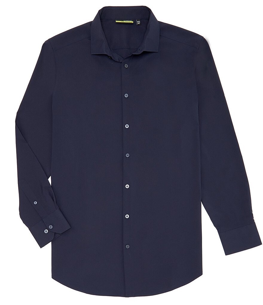 Рубашка из эластичной ткани с раздвинутым воротником Murano Big & Tall Slim Fit Performance, синий
Рубашка из эластичной ткани с раздвинутым воротником Murano Big & Tall Slim Fit Performance, синий