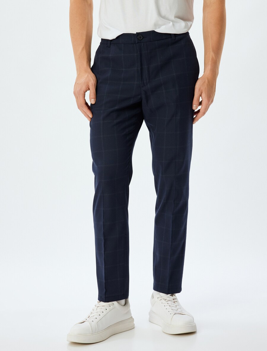 Брюки чинос Koton, темно-синий
Брюки чинос Koton, темно-синий