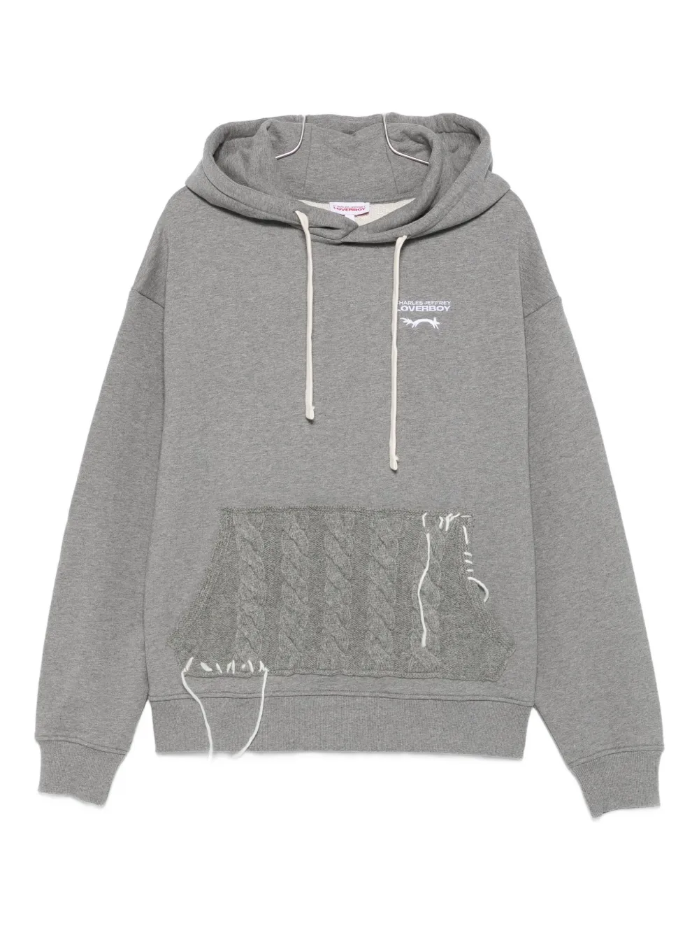 Толстовка с капюшоном и карманом из трикотажного полотна Charles Jeffrey Loverboy, серый
Толстовка с капюшоном и карманом из трикотажного полотна Charles Jeffrey Loverboy, серый