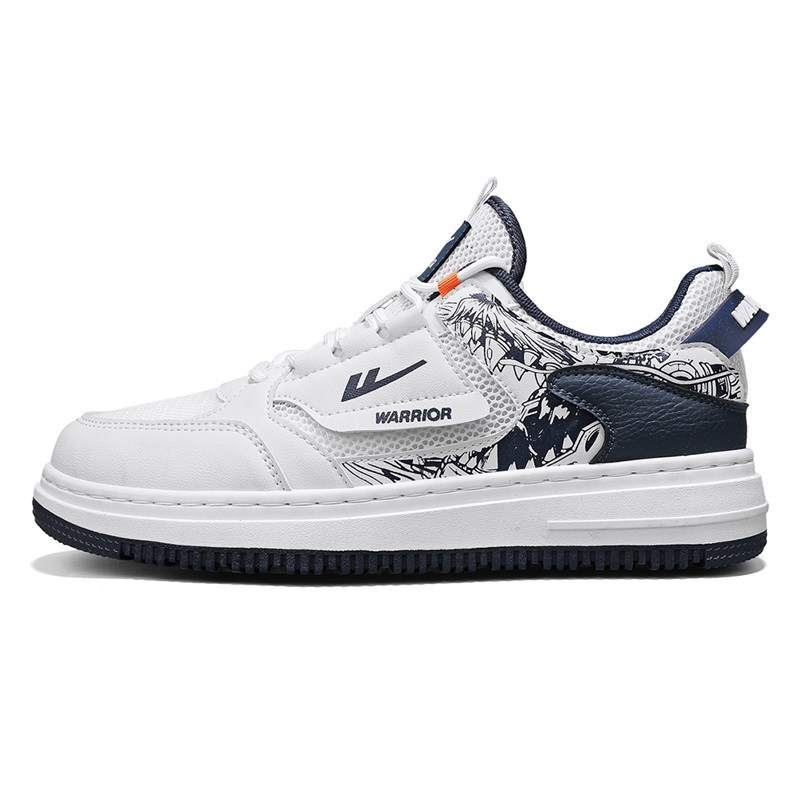 WARRIOR Кроссовки Coverage износостойкие, легкие, дышащие, нескользящие, низкие, для скейтбординга, мужские, белые, темно-синие
WARRIOR Кроссовки Coverage износостойкие, легкие, дышащие, нескользящие, низкие, для скейтбординга, мужские, белые, темно-синие
