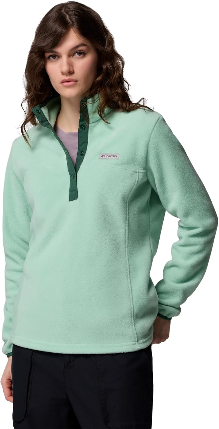 Columbia женская куртка Benton Springs 1/2 Snap Pullover, New Mint/Rain Forest
Columbia женская куртка Benton Springs 1/2 Snap Pullover, New Mint/Rain Forest