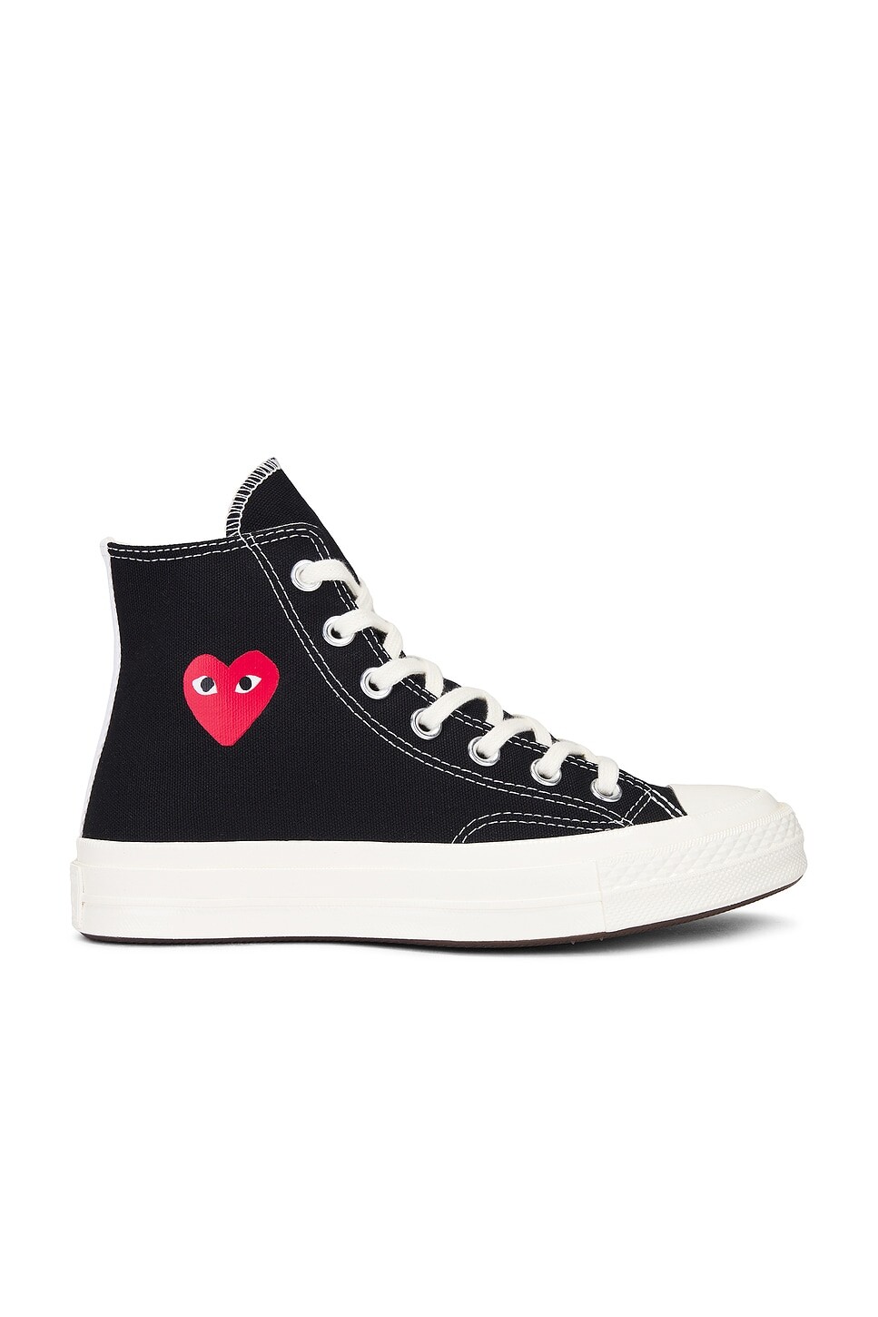 Маленькие высокие кеды Red Heart Comme Des Garcons Play, черный
Маленькие высокие кеды Red Heart Comme Des Garcons Play, черный