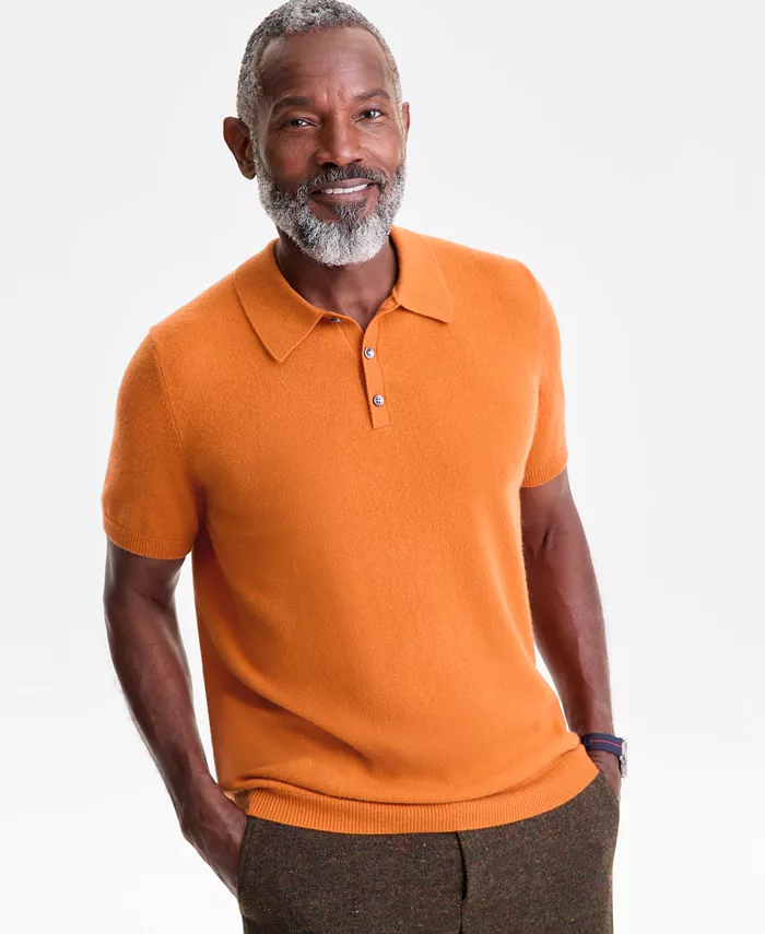 Мужская поло Regular-Fit из 100% кашемира Club Room, оранжевый
Мужская поло Regular-Fit из 100% кашемира Club Room, оранжевый