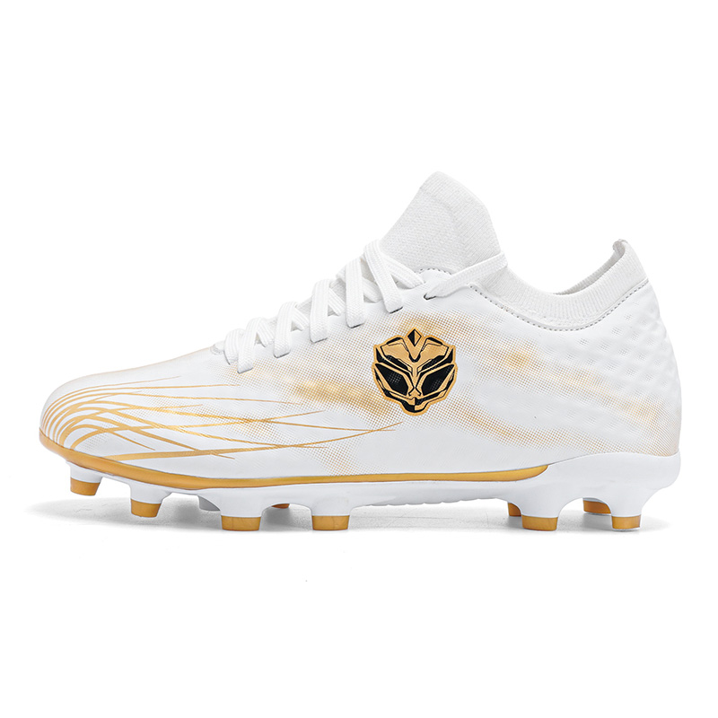 Износостойкие и легкие детские футбольные бутсы с низким верхом FACTORIAL, белый/золотой
Износостойкие и легкие детские футбольные бутсы с низким верхом FACTORIAL, белый/золотой