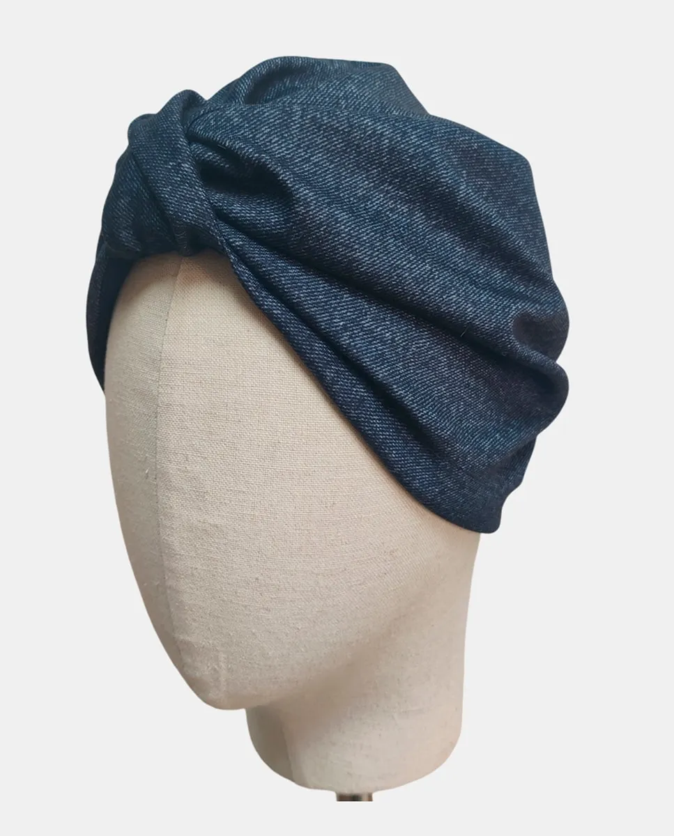 Онкологический тюрбан NAIS jeans, передний узел, на подкладке из бамбука Belleturban, темно-синий
Онкологический тюрбан NAIS jeans, передний узел, на подкладке из бамбука Belleturban, темно-синий