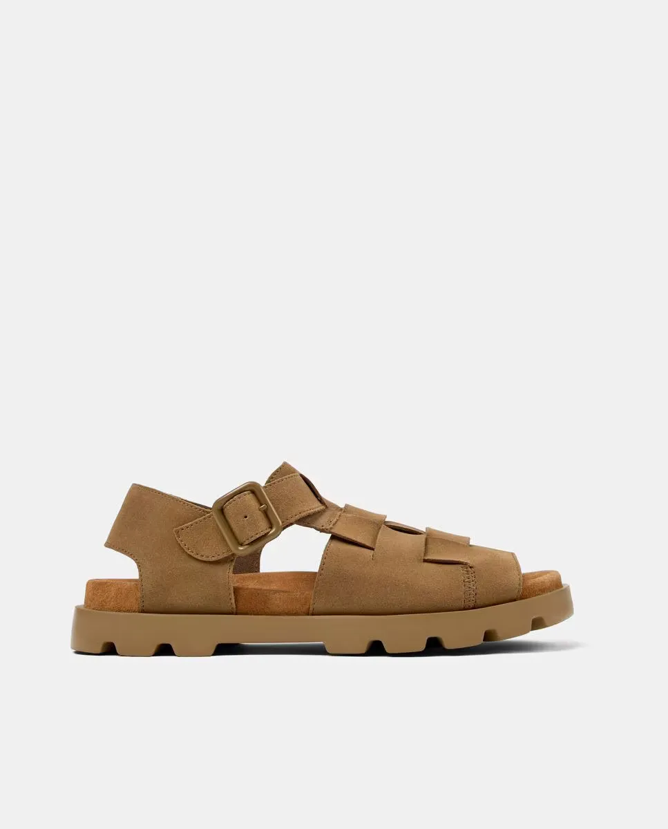 Мужские кожаные сандалии с пряжкой Camper, коричневый
Мужские кожаные сандалии с пряжкой Camper, коричневый