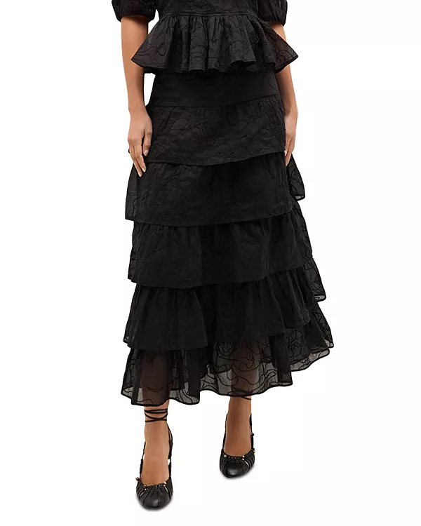 Многоярусная макси-юбка Christie Marie Oliver, черный
Многоярусная макси-юбка Christie Marie Oliver, черный