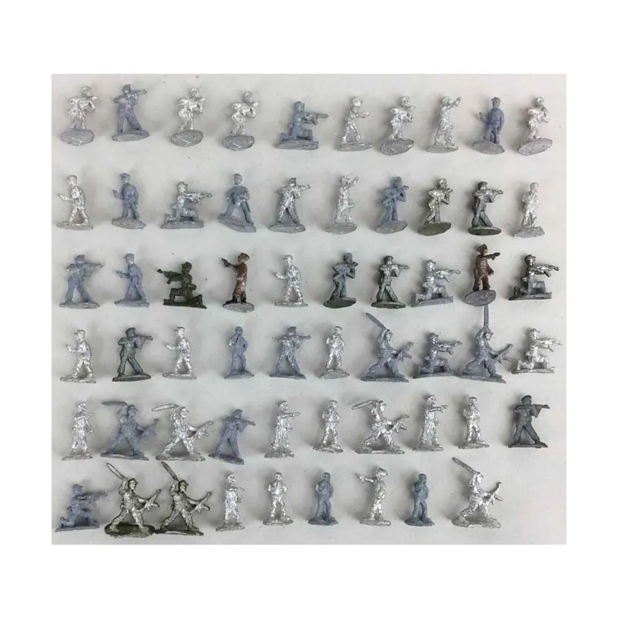 Коллекция военных войск №1, Miscellaneous Historical Miniatures - Loose Miniatures (15mm) (Unidentifiable Manufacturer)
Коллекция военных войск №1, Miscellaneous Historical Miniatures - Loose Miniatures (15mm) (Unidentifiable Manufacturer)