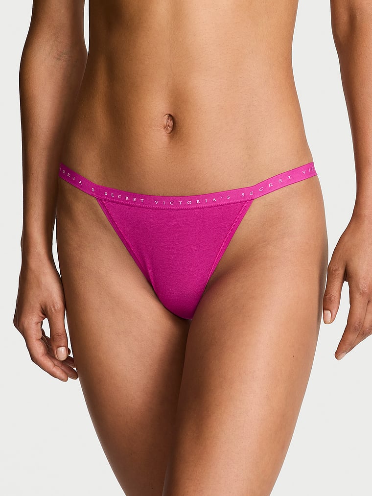 Трусики-Бикини из эластичного хлопка-стринги Victoria'S Secret, smooth pink
Трусики-Бикини из эластичного хлопка-стринги Victoria'S Secret, smooth pink