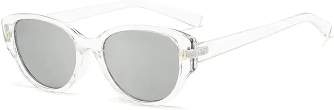 Модные солнцезащитные очки «кошачий глаз» класса люкс для женщин и мужчин, для вождения, летние, для путешествий, защита от УФ-излучения UV400 VVTWSSW, Clear Silver
Модные солнцезащитные очки «кошачий глаз» класса люкс для женщин и мужчин, для вождения, летние, для путешествий, защита от УФ-излучения UV400 VVTWSSW, Clear Silver