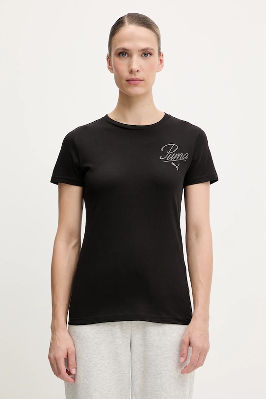 Хлопковая футболка Puma, черный
Хлопковая футболка Puma, черный