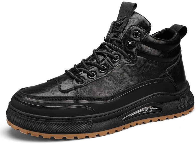 Мужские высокие кроссовки Boxpopla из кожи с узором под крокодила, модные повседневные легкие водонепроницаемые спортивные обувь, черный
Мужские высокие кроссовки Boxpopla из кожи с узором под крокодила, модные повседневные легкие водонепроницаемые спортивные обувь, черный