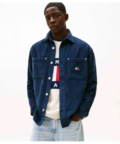 Вельветовая рубашка Loose fit Tommy Jeans, синий
Вельветовая рубашка Loose fit Tommy Jeans, синий