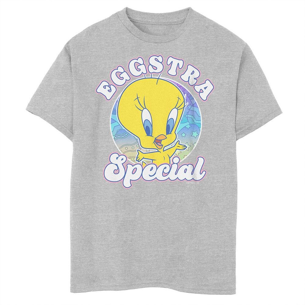 Футболка Tweety Eggstra со специальным рисунком для мальчиков 8–20 лет Looney Tunes Licensed Character, цвет Athletic Heather
Футболка Tweety Eggstra со специальным рисунком для мальчиков 8–20 лет Looney Tunes Licensed Character, цвет Athletic Heather