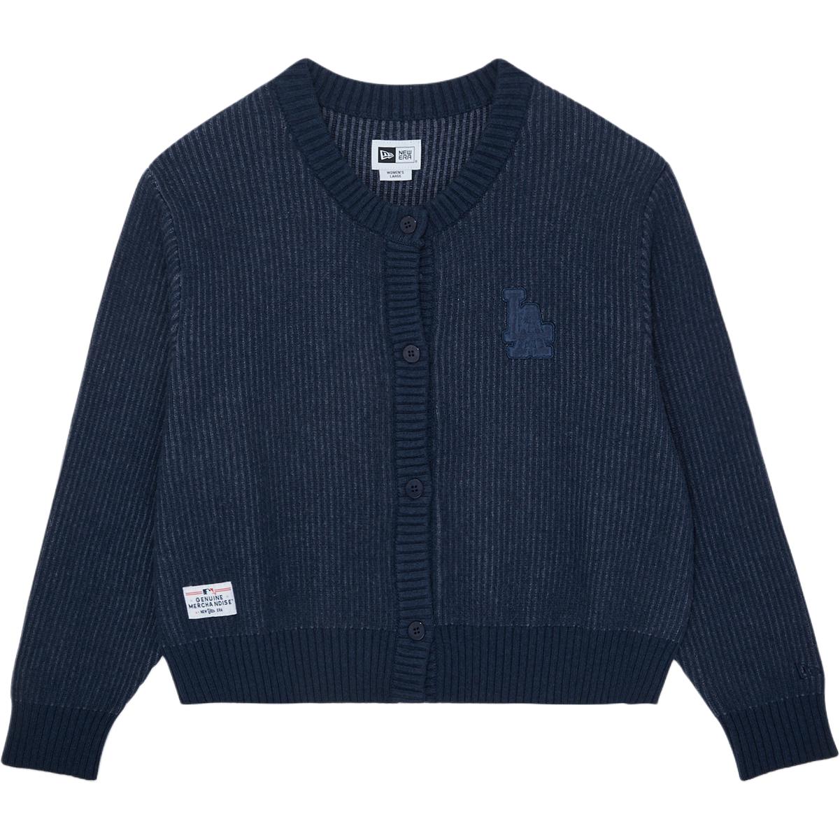 New Era Свитер женский Navy Blue с круглым вырезом, кардиган средней длины
New Era Свитер женский Navy Blue с круглым вырезом, кардиган средней длины