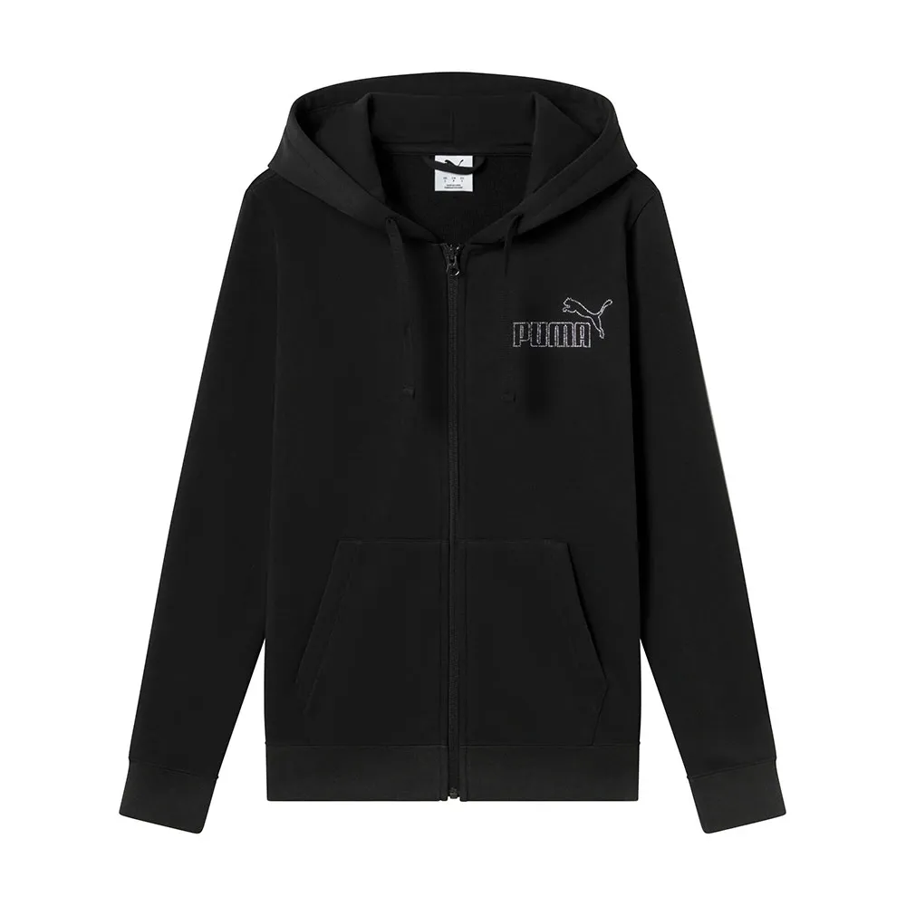 Толстовка Puma Ess с застежкой-молнией по всей длине, черный
Толстовка Puma Ess с застежкой-молнией по всей длине, черный