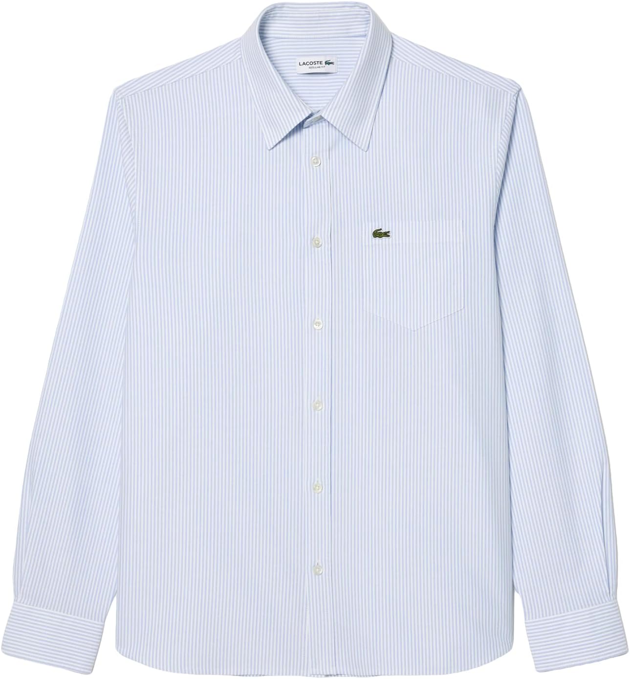 Lacoste мужская рубашка с длинным рукавом в полоску, regular fit, из основной коллекции, Overview/White Pocket
Lacoste мужская рубашка с длинным рукавом в полоску, regular fit, из основной коллекции, Overview/White Pocket