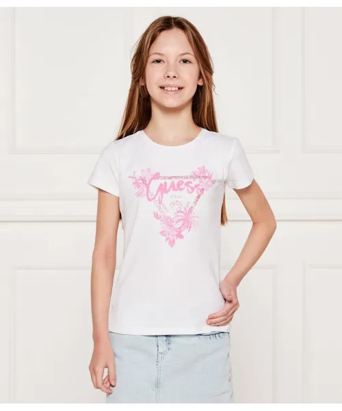 Футболка Regular fit Guess, белый 
Футболка Regular fit Guess, белый