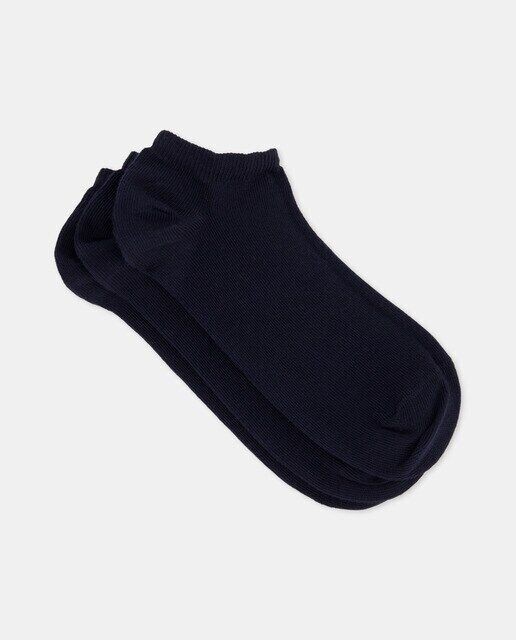 Набор из трех однотонных носков-невидимок для девочек Cotton Juice, темно-синий 
Набор из трех однотонных носков-невидимок для девочек Cotton Juice, темно-синий
