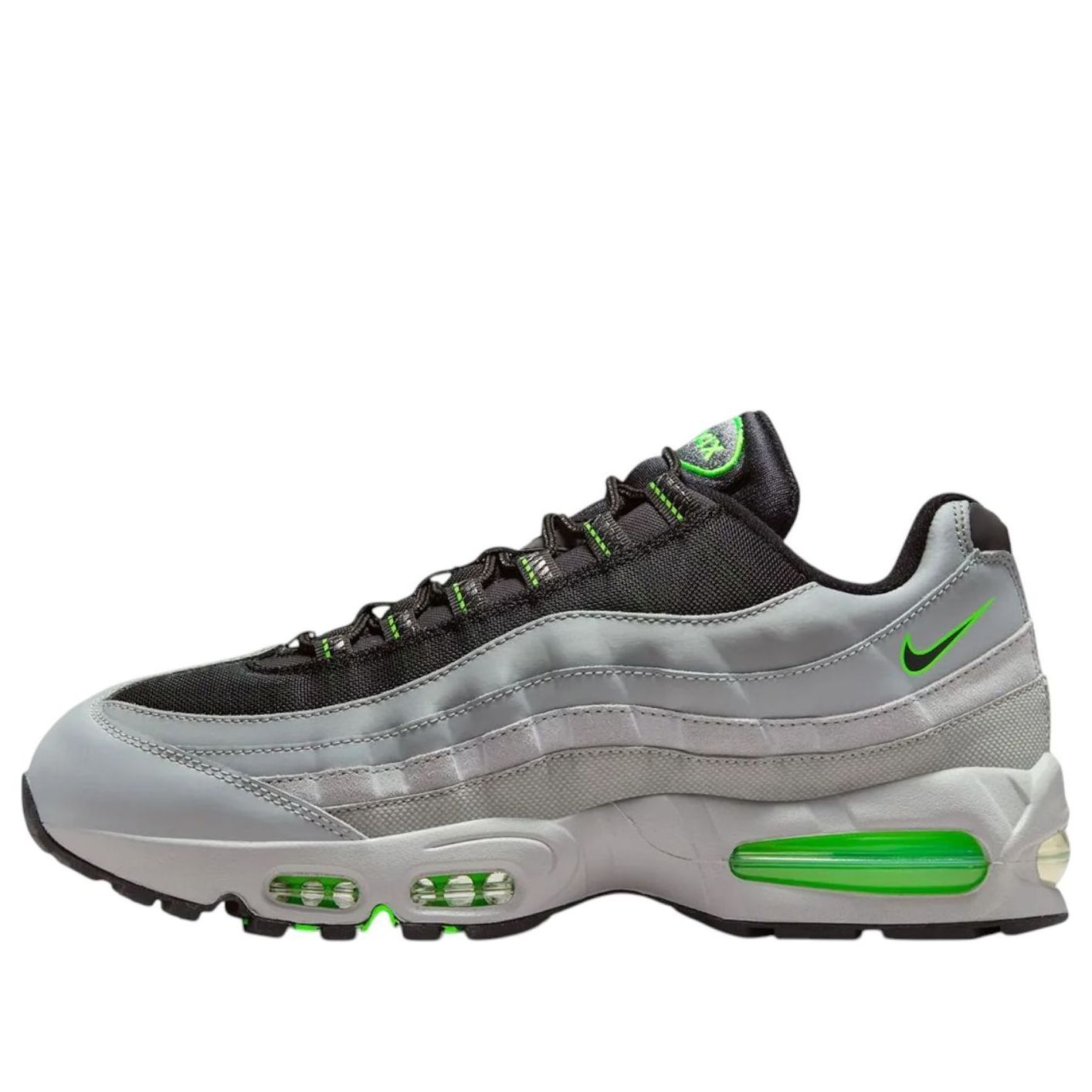 Кроссовки Nike Air Max 95 'Sliver Black Green'
Кроссовки Nike Air Max 95 'Sliver Black Green'
