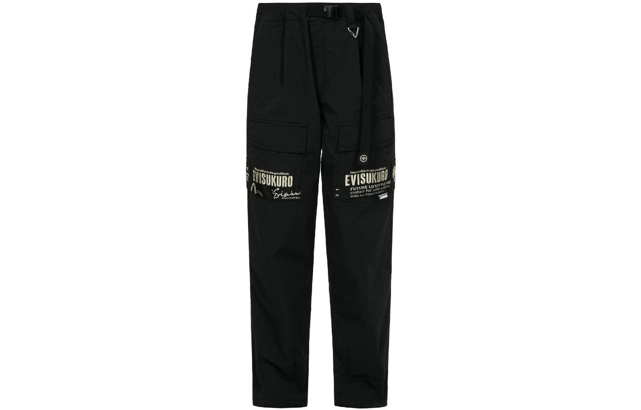 Повседневные брюки мужские черные Evisu, черный
Повседневные брюки мужские черные Evisu, черный