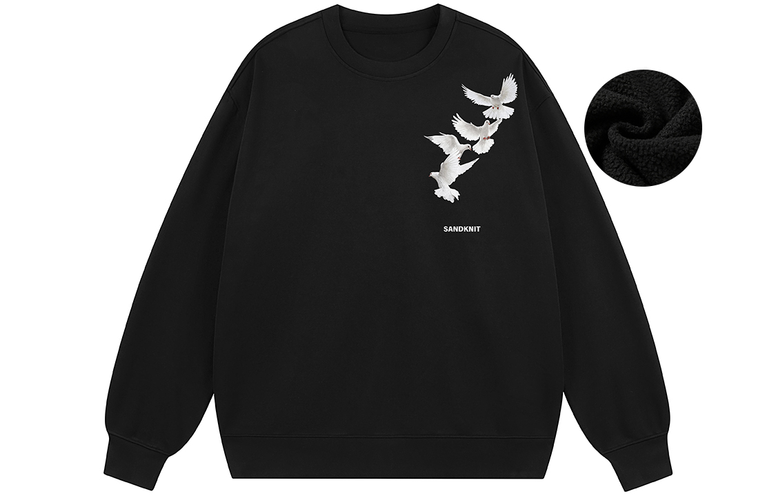 Унисекс свитшот SandKnit, черный
Унисекс свитшот SandKnit, черный