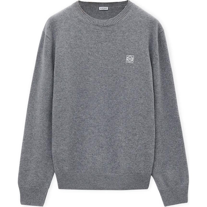 Свитер с вышитым логотипом LOEWE, серый
Свитер с вышитым логотипом LOEWE, серый