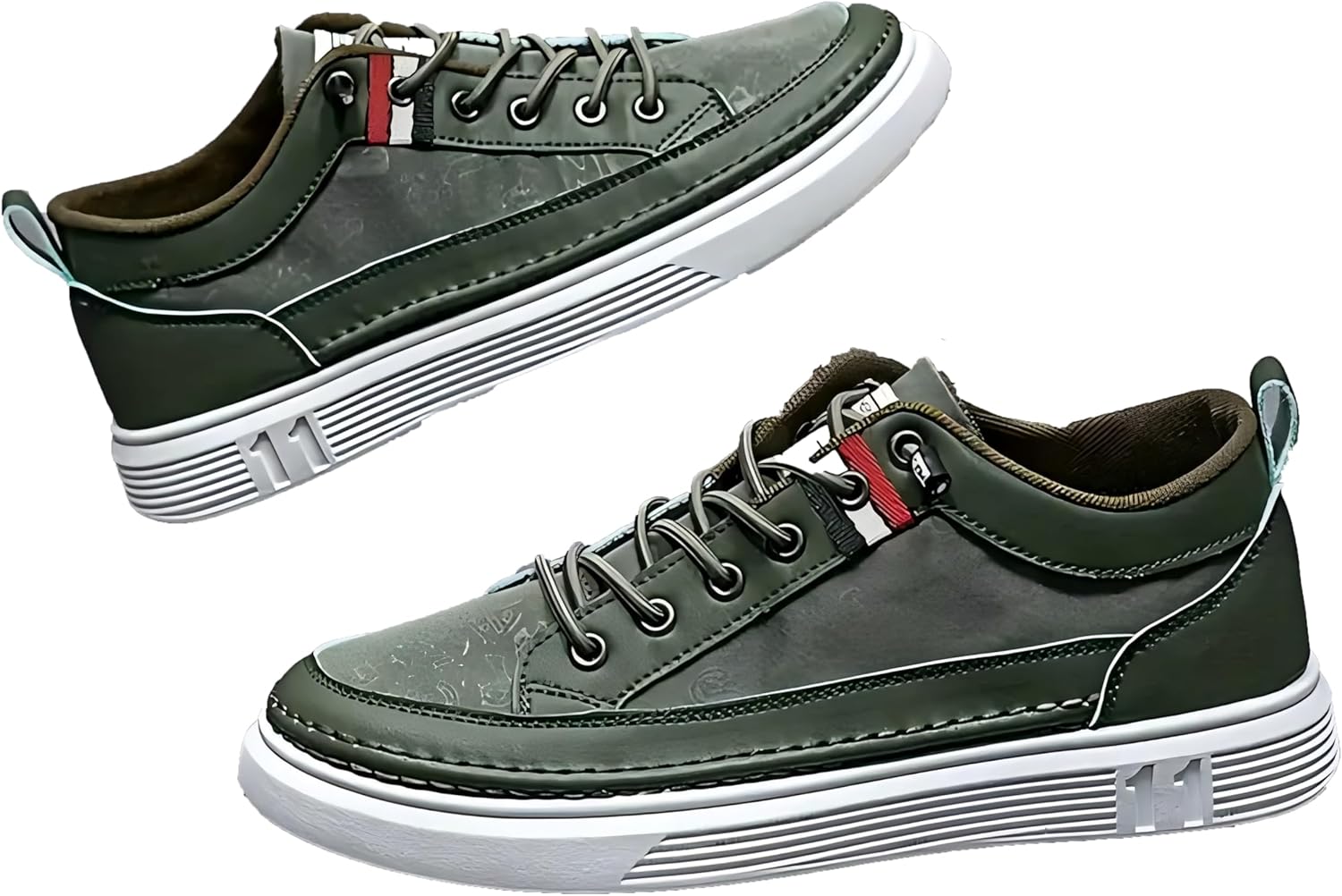 Мужские кроссовки из сплошного PU, с шнуровкой, удобные, нескользящие, уличного стиля, для всех сезонов и занятий на открытом воздухе Hoalox, зеленый
Мужские кроссовки из сплошного PU, с шнуровкой, удобные, нескользящие, уличного стиля, для всех сезонов и занятий на открытом воздухе Hoalox, зеленый