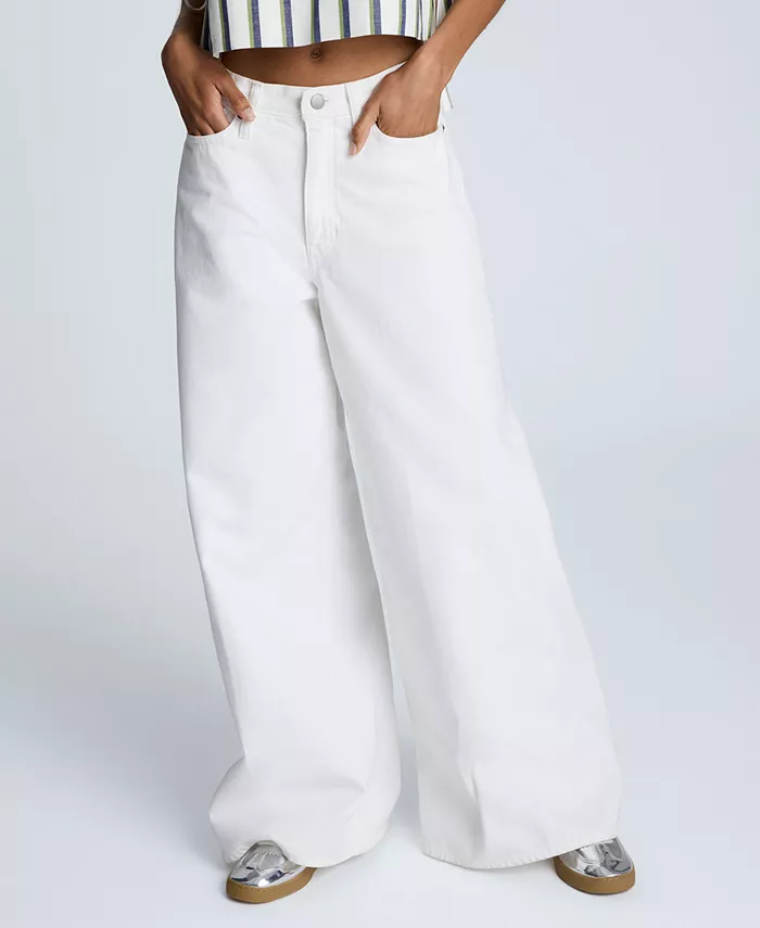 Женские джинсы с высокой талией и широкими штанинами Kenneth Cole, белый
Женские джинсы с высокой талией и широкими штанинами Kenneth Cole, белый