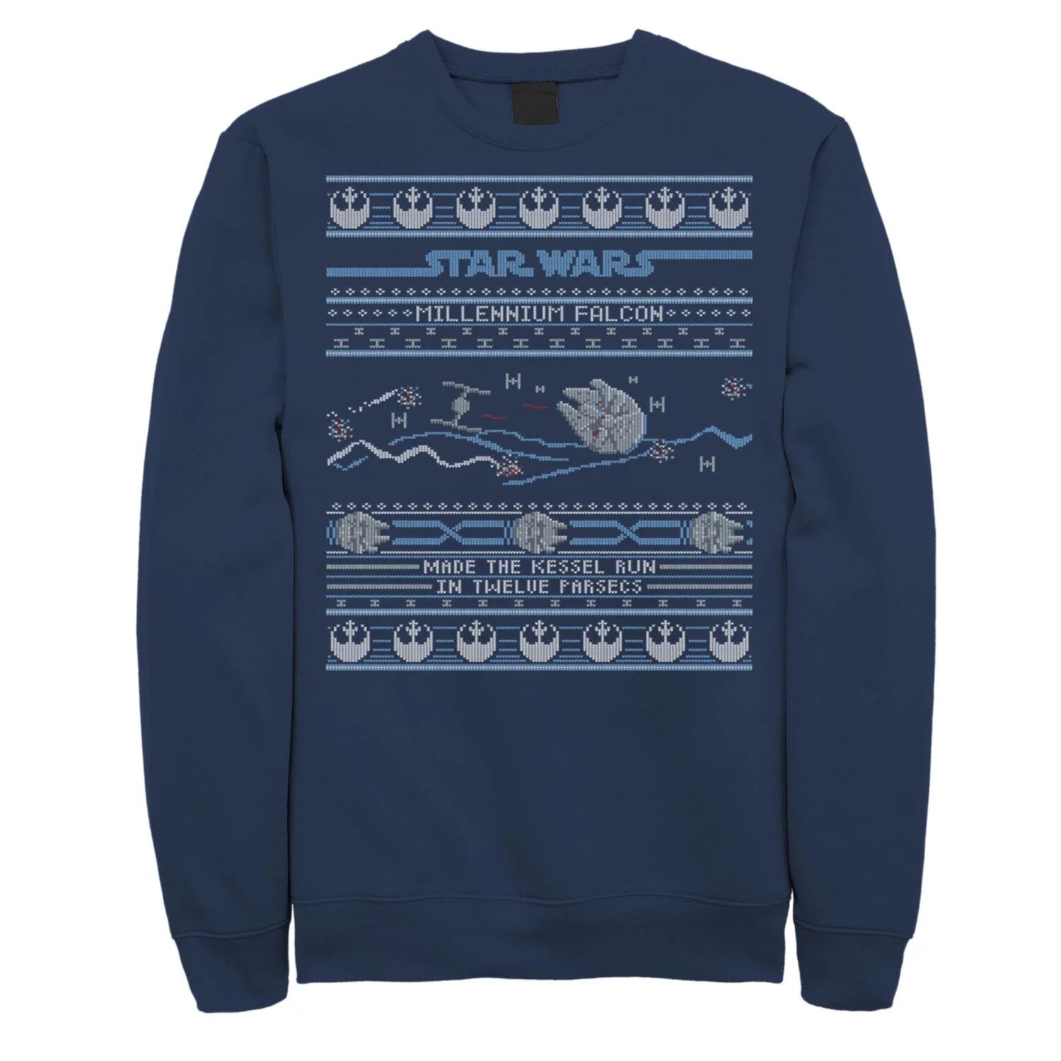 Мужской свитер Falcon Kessel Run Ugly Christmas Sweater Толстовка Star Wars
Мужской свитер Falcon Kessel Run Ugly Christmas Sweater Толстовка Star Wars