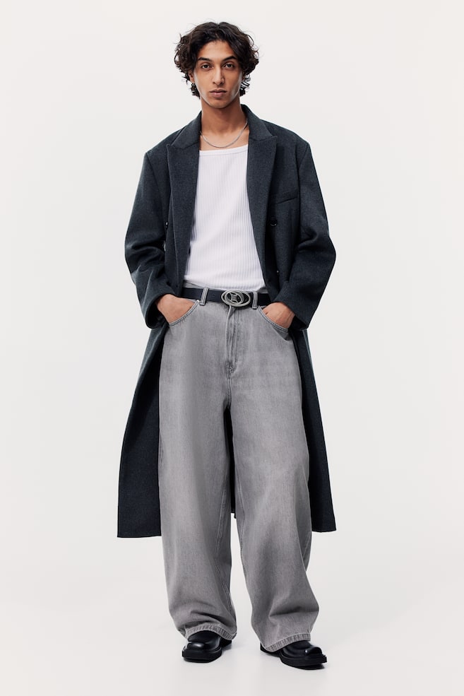 Очень мешковатые джинсы H&M, серый
Очень мешковатые джинсы H&M, серый