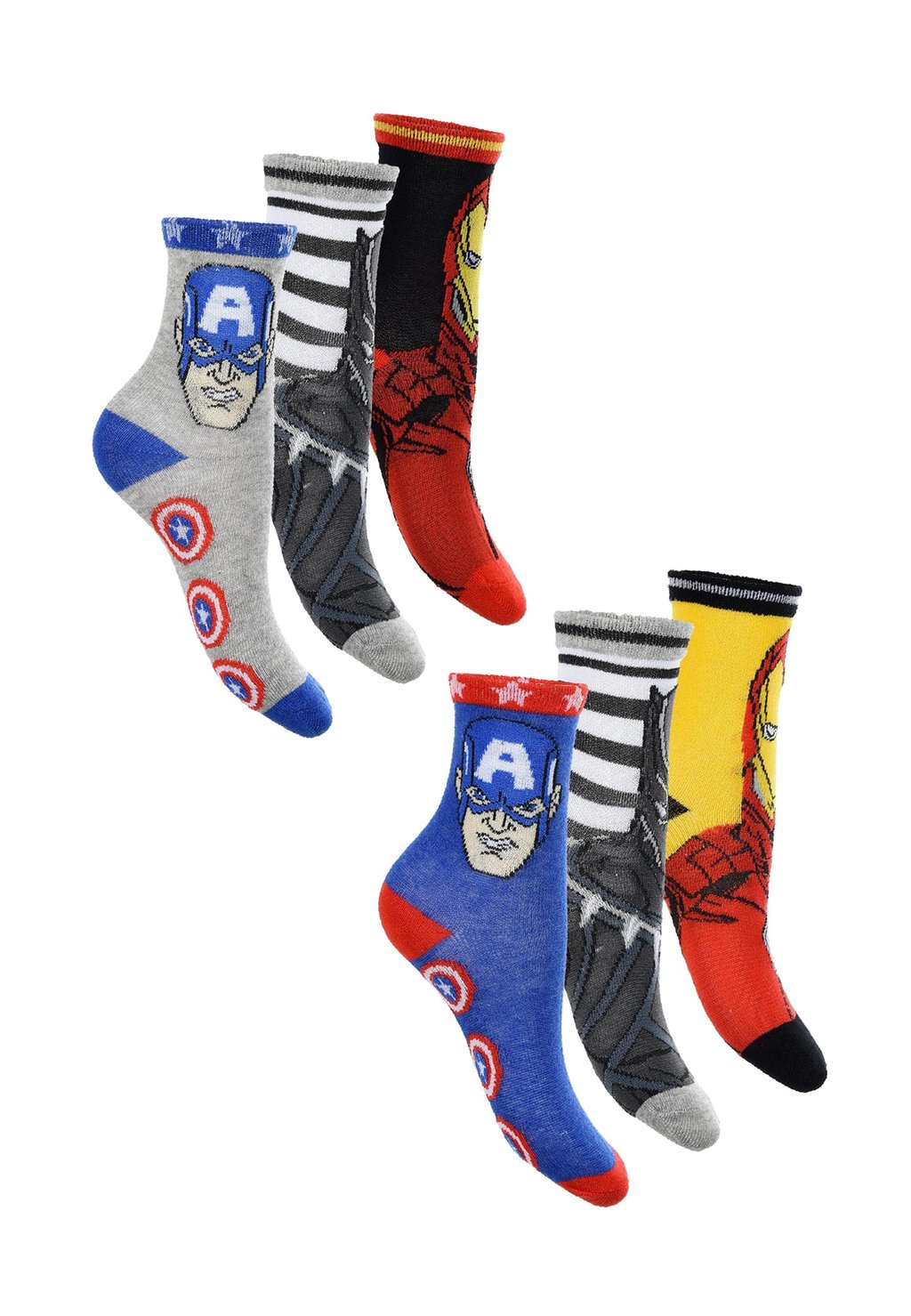 Носки 6 PACK SET Avengers, мультиколор
Носки 6 PACK SET Avengers, мультиколор