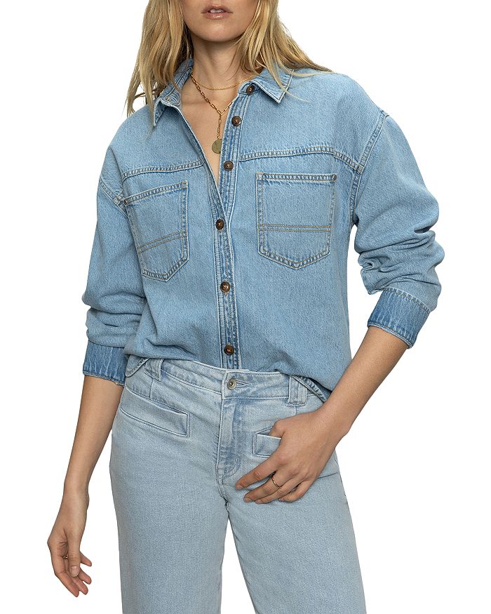 Айви Деним Рубашка Sanctuary, синий
Айви Деним Рубашка Sanctuary, синий